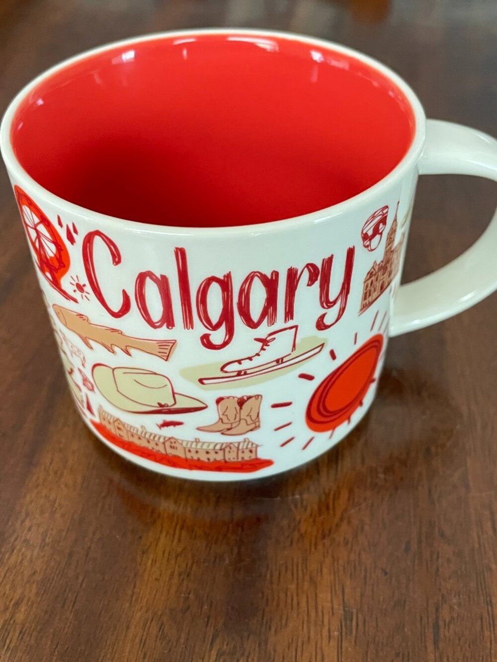 Starbucks Been There Mug 14oz - CALGARY 2019 Edition Ceramic Collectible!